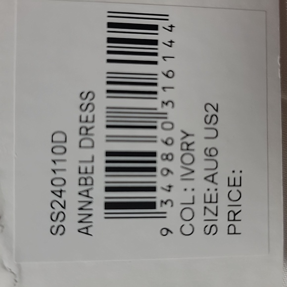 NWT $266 SIGNIFICANT OTHER Annabel Dress in Ivory Size 2 Revolve - Picture 7 of 7